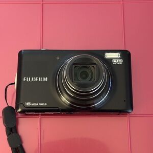 Fujifilm Black Digital Camera with HD Movie
